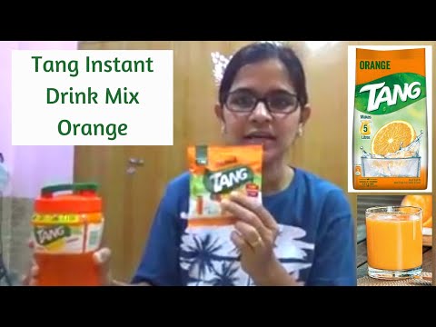 Tang orange instant drink mix review
