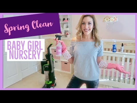 SPRING CLEAN WITH ME 🌸 | NURSERY DEEP CLEAN + ORGANIZE | brianna k + style mom xo collab Video