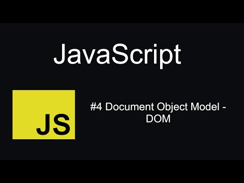Javascript Tutorial für Anfänger | Deutsch | #4 Object Data Model DOM