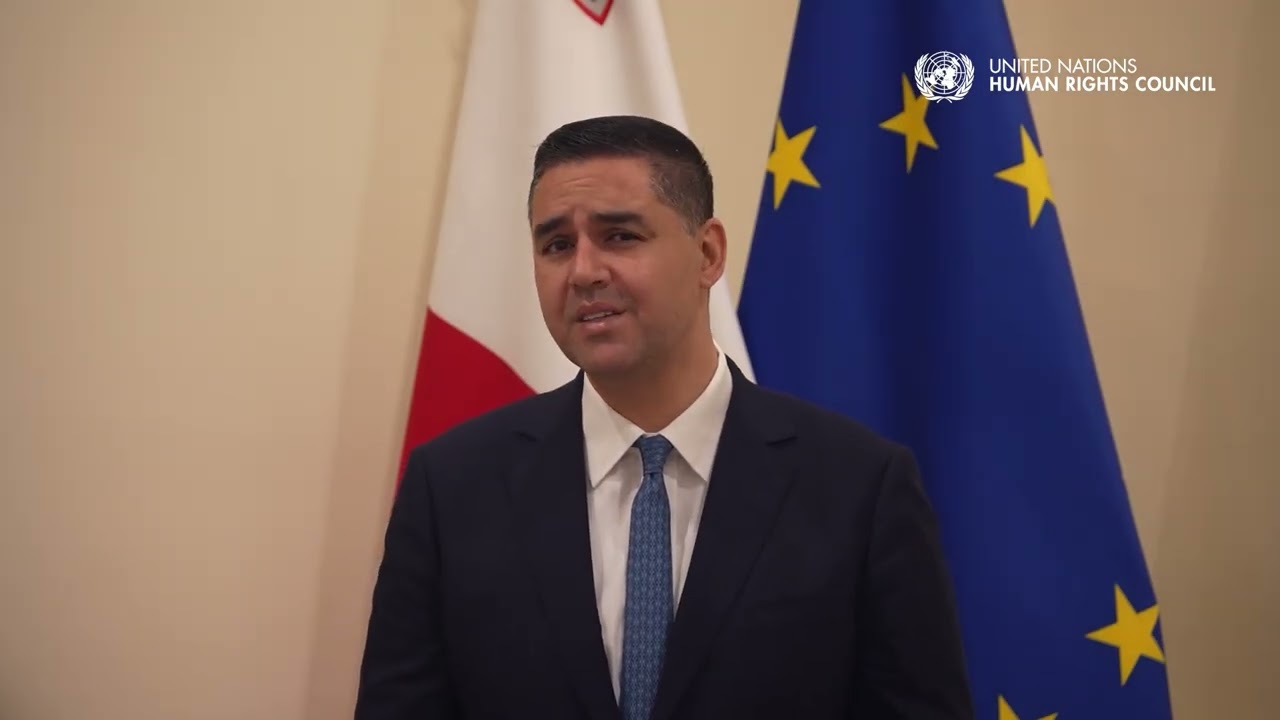 Malta | Deputy Prime Minister Ian Borg Addresses UN Human Rights Council
