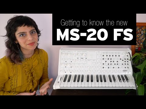 Демонстрация аналогового синтезатора Korg MS-20 FS