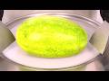 Yellow Watermelon Ice Cream Rolls ASMR
