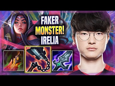 FAKER IS A MONSTER WITH IRELIA! - T1 Faker Plays Irelia MID vs Veigar! | Season 2022