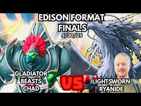 Yugioh Edison Format Finals: Gladiator Beasts Vs Lightsworn!