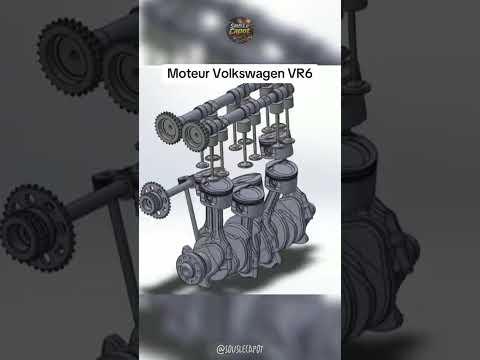 Moteur Volkswagen VR6 #automobile #moteur #mecanique #vr6 #auto #fyp