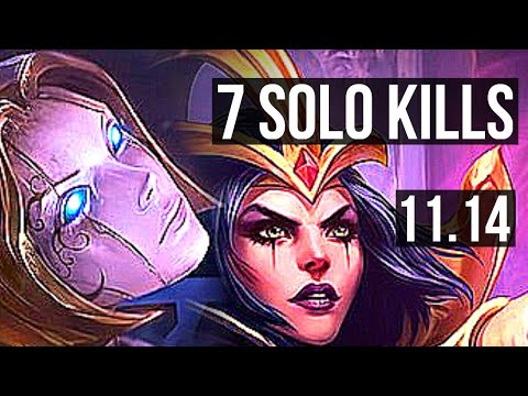 ORIANNA vs LEBLANC (MID) | Rank 4 Ori, 7 solo kills, 14/8/26 | TR Grandmaster | v11.14