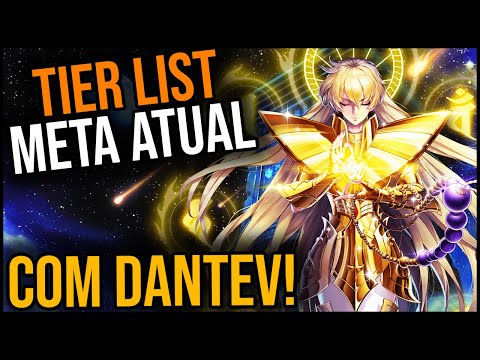 TIER LIST DO DANTEV! MELHORES CAVALEIROS DO META ATUAL! - SAINT SEIYA AWAKENING