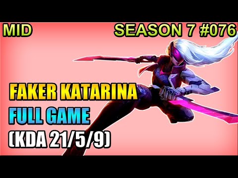 SKT T1 Faker - Katarina vs Huni Viktor - Mid - Full Game (Dec 22, 2016) | 페이커 카타리나