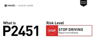 OBD Code p2451 Guide to Repair