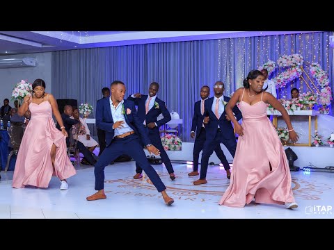 Ayra starr "Rush" (Bridal team dance) | Zimweddings #shorts