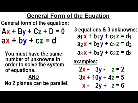 Algebra Ch 35 Systems of of Linear Eq in 3 Variables 1 of 25 A Visual Perspective