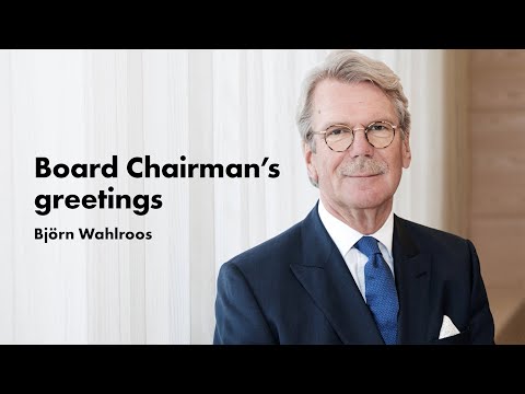 UPM-Kymmene Corporation’s Annual General Meeting 2021: Board chairman's greetings, Björn Wahlroos