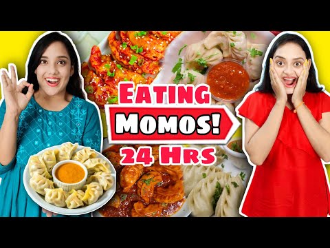 We ONLY ate MOMOS for 24 Hours | *not again!!* | Mishra Twins