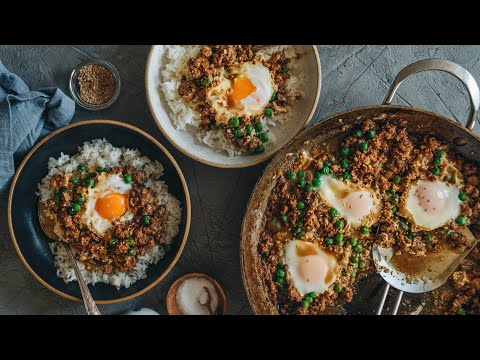 Cantonese Ground Beef Rice and Eggs (窝蛋牛肉)