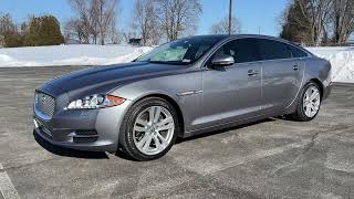 2013 Jaguar XJL Portfolio AWD Walk Around and Drive By