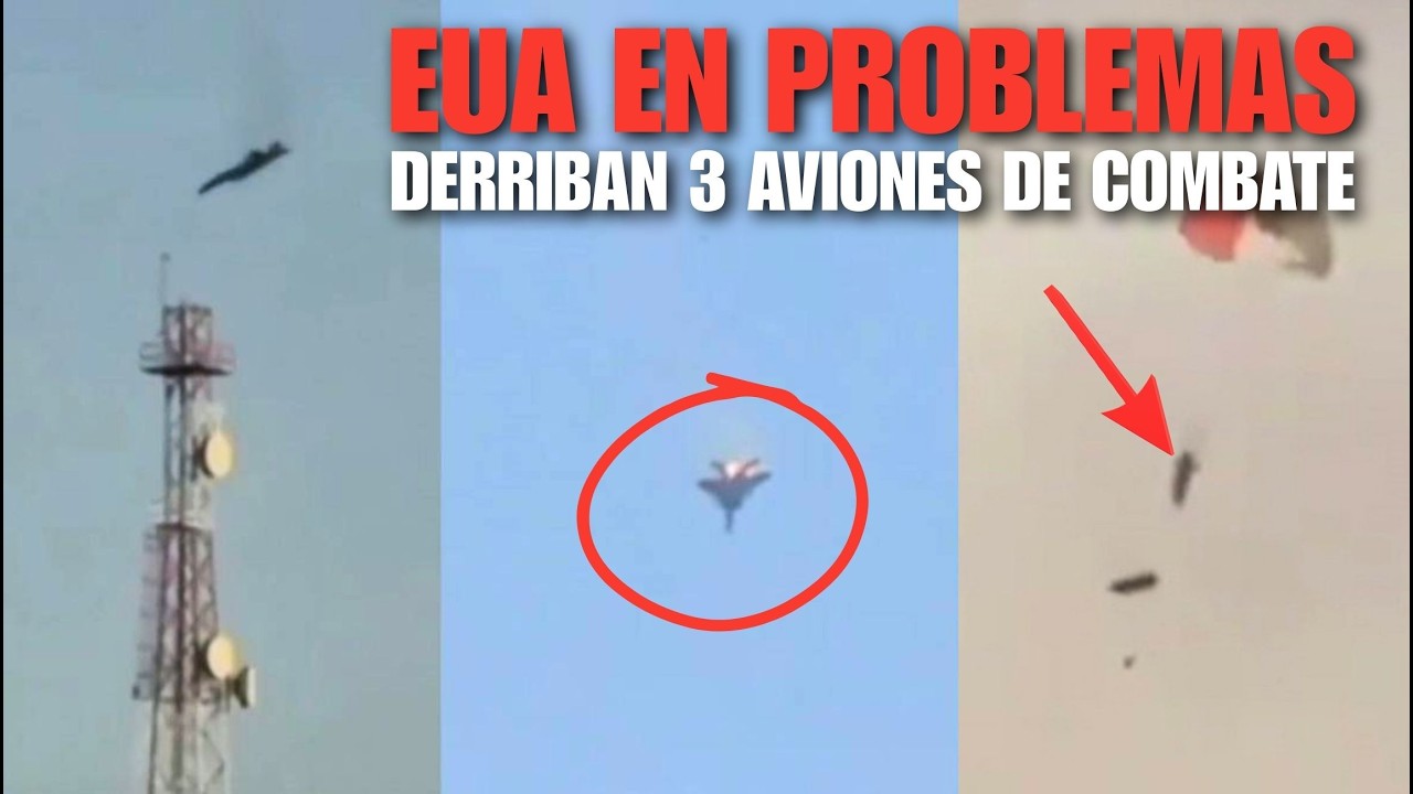 NOTICIA de ÚLTIMA HORA 3 AVIONES de COMBATE de ESTADOS UNIDOS SON DERRIBADOS por FUEGO AMIGO