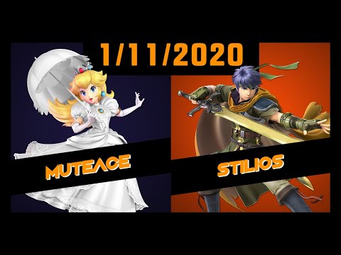 ECG Weekly 1/11/2020 - Losers Finals - MuteAce(Peach) Vs. Stilios(Ike) - SSBU