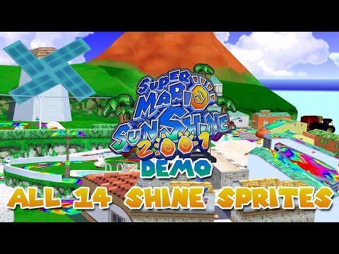 Mario Sunshine 2001 Demo | 100% Walkthrough
