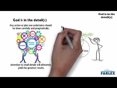 God is in the detail(s)