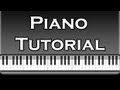 Lou Reed - Perfect day Piano Tutorial [50% speed ...