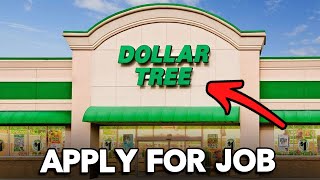 How to Apply for a Dollar Tree Job Online