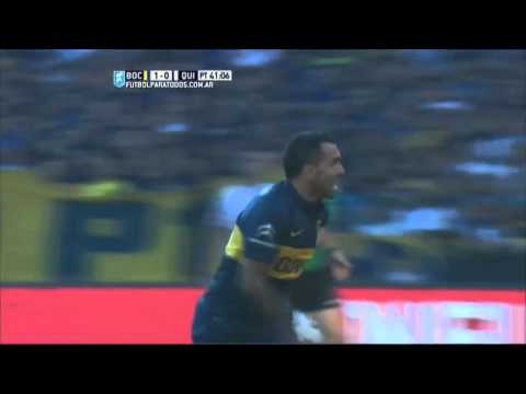 La primera de Carlitos. Boca 1 - Quilmes 0. Fecha 17. Primera División 2015. FPT.