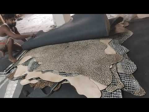 Foil Printed Leather