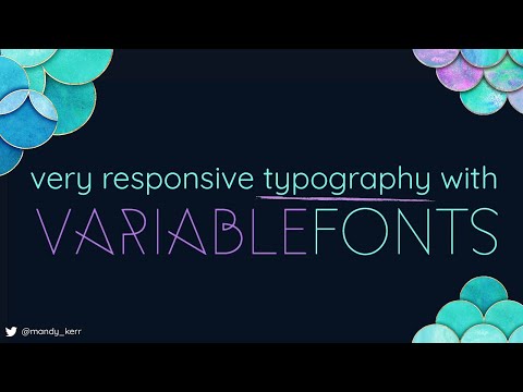 Image thumbnail for talk Very Responsive Typography with Variable Fonts