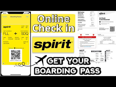 How Do I Get My Spirit Airlines Boarding Pass | Online Check-In | My Spirit Airlines Boarding Pass