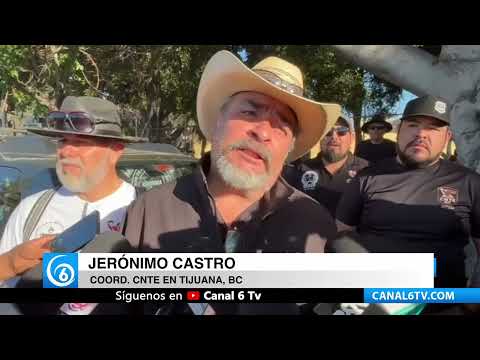 Video: CNTE en BC cierran garita en protesta a la ley del ISSSTE 2007