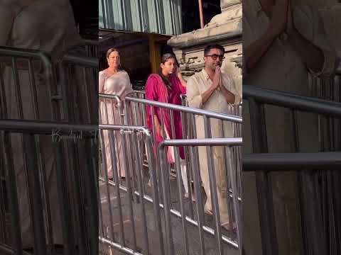 #Suriya and his family have visited Tirupati today ♥️✨ #surya #jyothika #jothika #suriyajothika