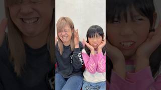ママとあーちゃんで変顔対決🤪