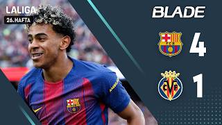 Barcelona - Villarreal (4-1) - Maç Özeti - LaLiga 2025/26