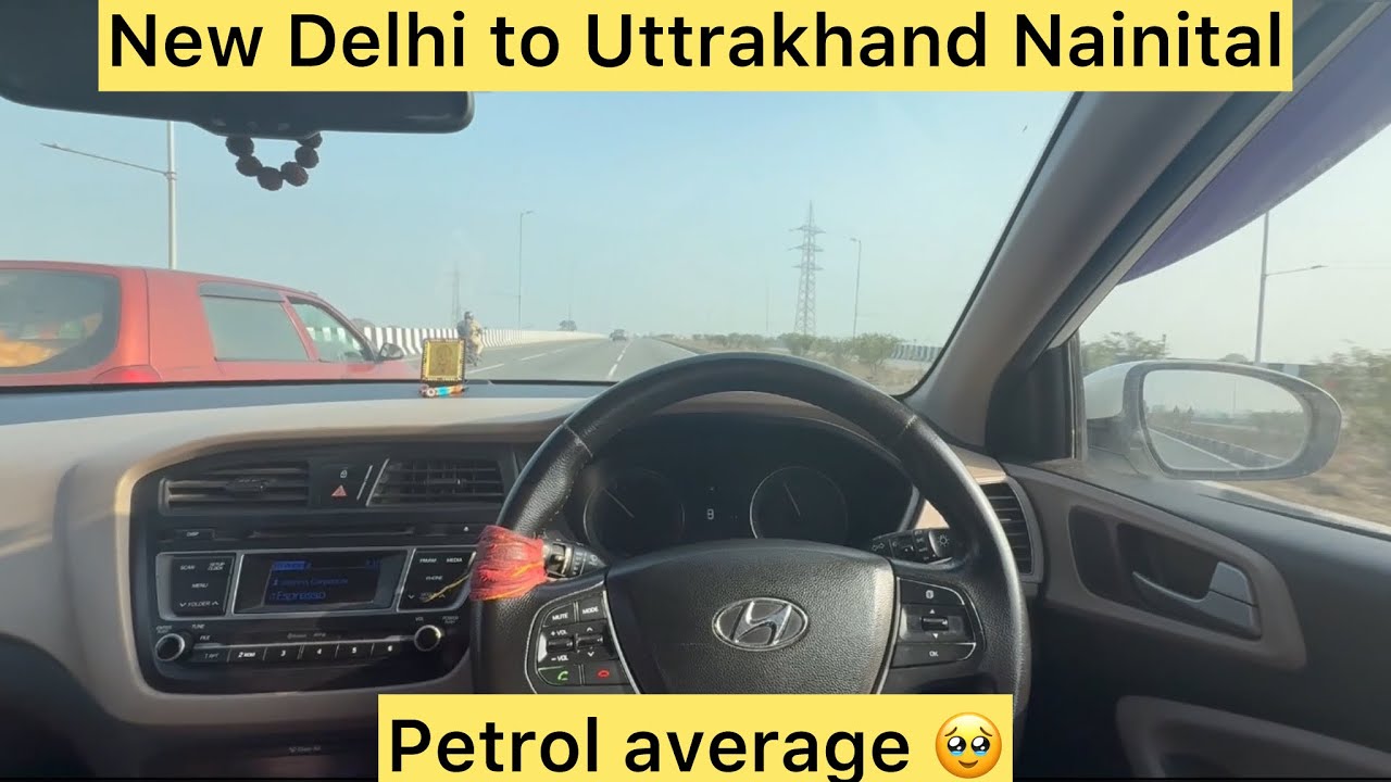 Hyundai i20 highway road trip to Nainital uttrakhand #travel #vlog #cars #hyundai