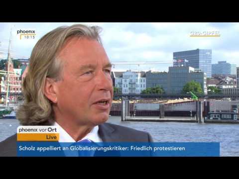 G20-Gipfel: Thomas Jäger zur Rolle der Weltbank für die Stärkung von Frauenrechten am 08.07.2017