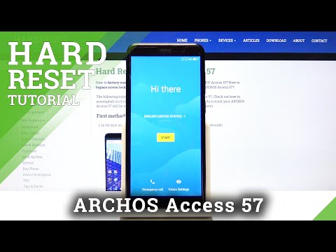 How to Hard Reset ARCHOS Access 57– Factory Reset Via Settings