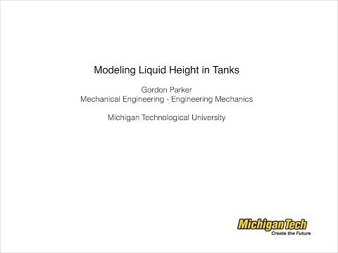 Modeling Fluid Flow Between Tanks