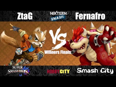 Smash City #4 - TEW | ZtaG (Fox) vs NGS | Fernafro (Bowser) - SSB4 Winners Finals