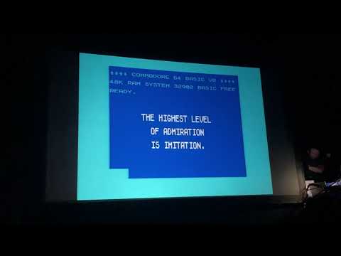 „Reko7” by Joker - ZX Spectrum intro, live recording from Xenium Party 2022