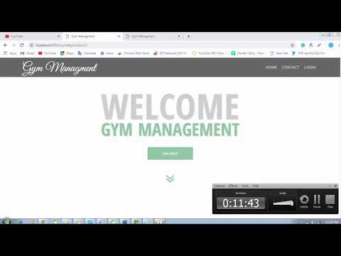 Gym Management project in java using JSP, Servlet and MYSQL