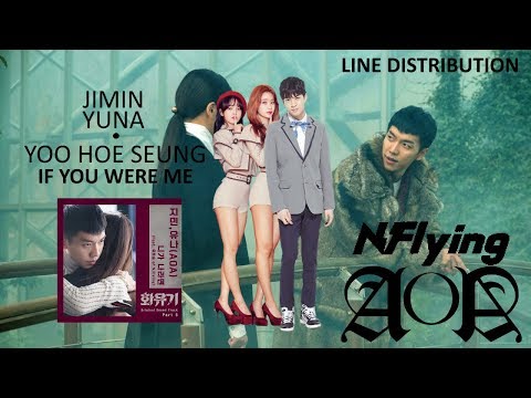 JIMIN & YUNA (AOA) feat. YOO HOE SEUNG (N'FLYING) - IF YOU WERE ME [Line Distribution]
