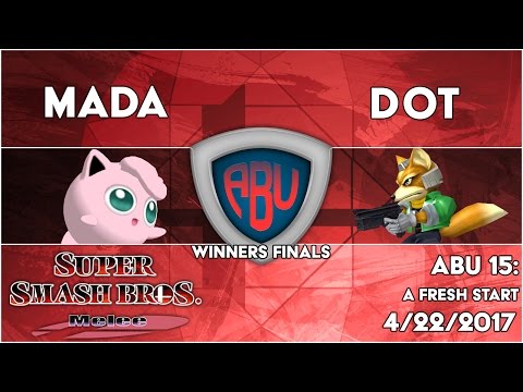 ABU 15: Mada (Puff) vs. Dot (Fox) - SSBM Singles Winners Finals