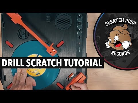 Drill Scratch Tutorial On Numark PT01 Scratch By Dj Colossus - Scratch Tutorial