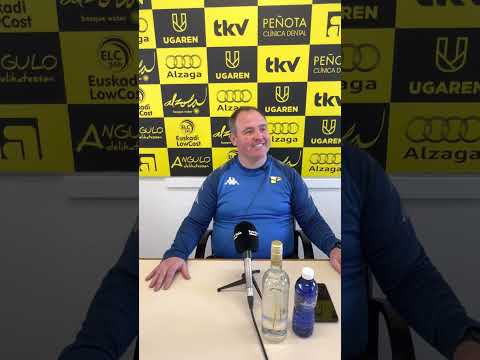 RDP Iban Fagoaga al finalizar el Club Portugalete 2-1 Aurrera Ondarroa