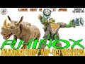 Look Out Shout 65 TakaraTomy Masterpiece MP 59 Rhinox Review Transformers BeastWars