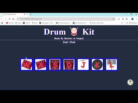 Html Css Javascript Project Drum Kits