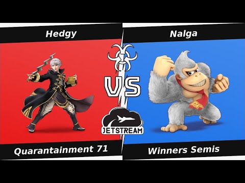 Quarantainment 71 Winners Semis - Hedgy (Robin) Vs Nalga (Donkey Kong) - SSBU