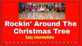 Rockin&#39; Around The Christmas Tree Line Dance (Easy intermediate)윤은희 eun hee