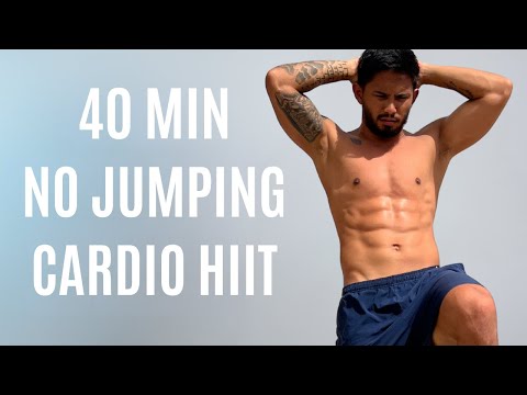 40 Min NO JUMPING CARDIO HIIT WORKOUT - ALL STANDING - Full Body, Low Impact, No Repeats