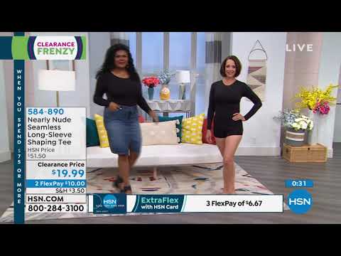 Nearly Nude Seamless LongSleeve Shaping Tee